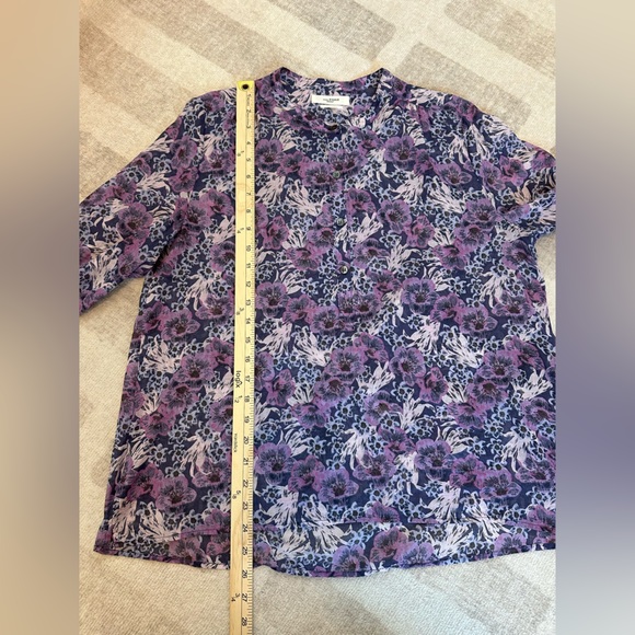 Isabel Marant Etoile Maria Purple Floral Blouse (Size 40/L) - Picture 6 of 8